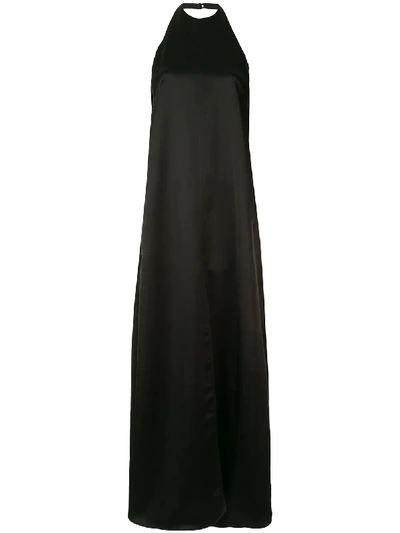 Camilla And Marc Halterneck Maxi Dress In 黑色