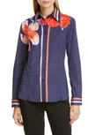 ETRO POP LILY PRINT SHIRT,201D135529523