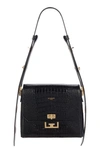 GIVENCHY MEDIUM EDEN CROC EMBOSSED LEATHER SHOULDER BAG,BB50BEB0LK