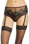 BLUEBELLA MARA HIGH WAIST SUSPENDER BRIEFS,40903