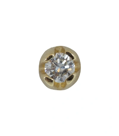 Andrea Fohrman 2.1mm Diamond Single Stud In Ylwgold