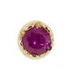 ANDREA FOHRMAN 3.0MM Pink Sapphire Single Stud