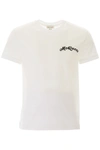 ALEXANDER MCQUEEN T-SHIRT WITH EMBROIDERED LOGO,11160281