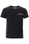 ALEXANDER MCQUEEN T-SHIRT WITH EMBROIDERED LOGO,11160284