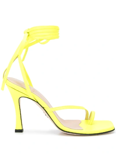 Brother Vellies Bike Strappy Sandals In Yellow