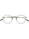 Oliver Peoples Coleridge Round-frame Glasses In Black