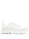 Alexander Mcqueen Tread Slick Low-top Sneakers In White