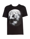 VALENTINO MEN'S MOON GRAPHIC LOGO TEE,0400011942978