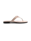 PRADA THONG SANDAL PATENT,11161145