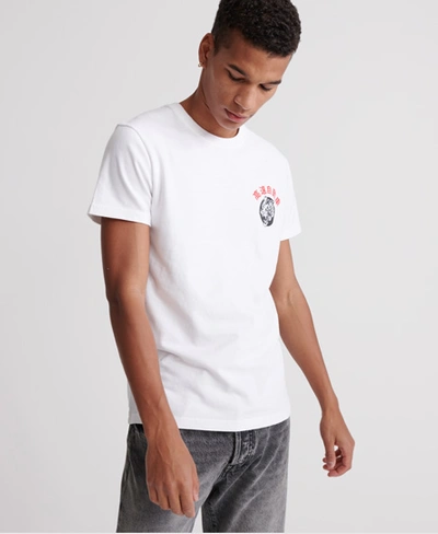 Superdry Urban Varsity Tokyo T-shirt In White