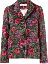 MARNI FLORAL SINGLE BREASTED BLAZER