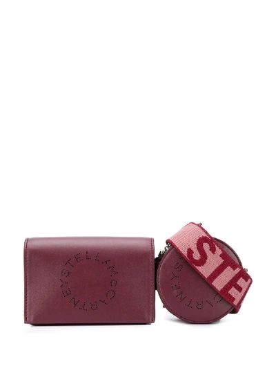 Stella Mccartney Stella Logo Utility Belt Bag In 红色