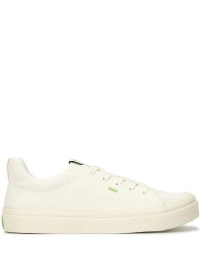 Cariuma Ibi Low-top Knit Sneakers In White