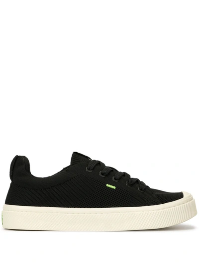 Cariuma Ibi Low-top Knit Sneakers In Black