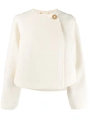 Chloé Single Button Jacket In 白色