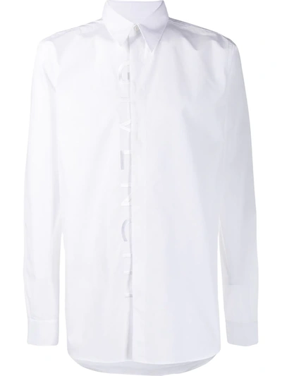 Givenchy 白色“atelier ”拼贴衬衫 In White