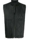 ISSEY MIYAKE PLEATED QUILTED GILET