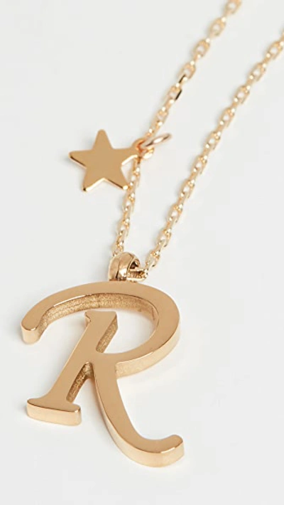 Shashi Letter Pendant With Star Charm In R