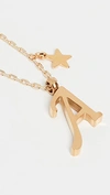 SHASHI LETTER PENDANT WITH STAR CHARM