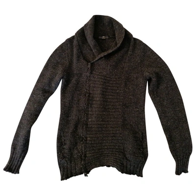 Pre-owned Daniele Alessandrini Wool Pull In Anthracite