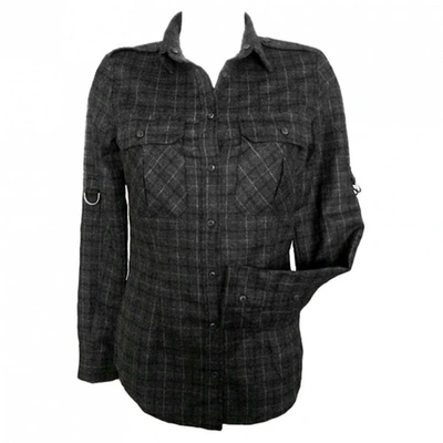Pre-owned Cycle Wool Shirt In Anthracite