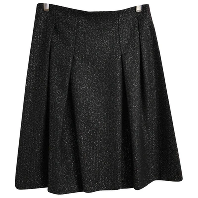 Pre-owned Mauro Grifoni Mid-length Skirt In Black