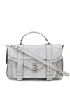 Proenza Schouler 'ps1 Medium' Satteltasche In Grey
