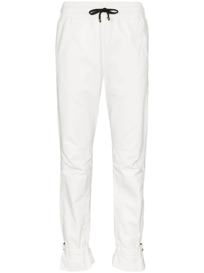 Skiim Gaby Straight-leg Track Trousers In White