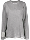 A-COLD-WALL* WORN-OUT EFFECT LOGO SWEATSHIRT