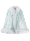 DOLCE & GABBANA SHEER TIE CAPE