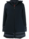 Rrd Short Zipped Coat In Blue