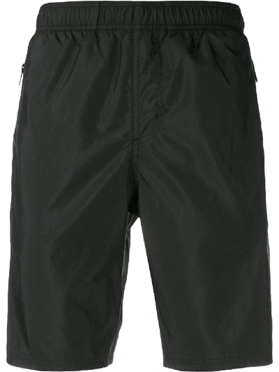 Givenchy Nylon Swim Shorts W/logo In Black