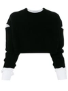 ALEXANDER WANG T CROPPED LAYERED JUMPER