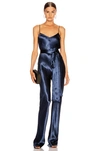 GALVAN METALLIC SLOUCHY JUMPSUIT,GALF-WC14