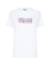 PRADA LOGO SHORT SLEEVE T-SHIRT,11161212