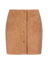 SAINT LAURENT SUEDE SKIRT,11161198