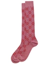 GUCCI LAMÉ GG SOCKS,11161163