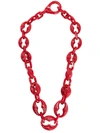 Prada Klassische Halskette In Red