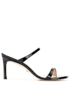 Stuart Weitzman Aleena Strappy Sandals In Black