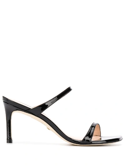 Stuart Weitzman Aleena Strappy Sandals In Black