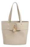 CHLOÉ ABY MEDIUM LEATHER TOTE,CHC20SS223C44