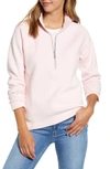 Tommy Bahama New Aruba Half Zip Pullover In Malibu Peach