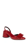 JEFFREY CAMPBELL KARI BOW SLINGBACK PUMP,KARI