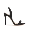 Schutz Luriane Suede Slingback Sandals In Black