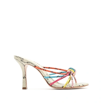 Schutz Rina Sandal In Snake Multi