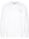 Opening Ceremony Embroidered Logo Crew Neck Sweatshirt In White