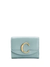 Chloé C Wallet In Blau