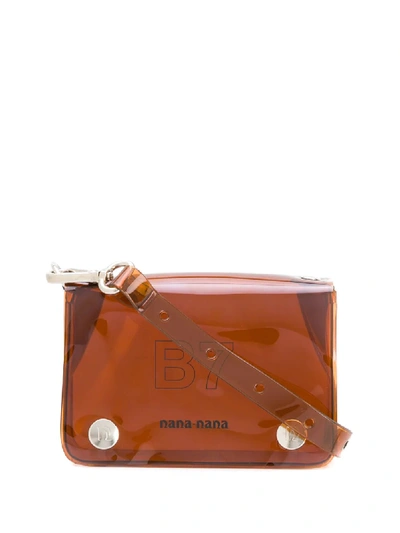 Nana-nana Transparent B7 Bag In Brown