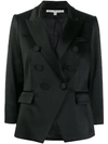 Veronica Beard Double Breasted Blazer In Black