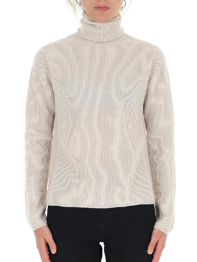 Max Mara 's  Turtleneck Pullover In Beige